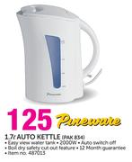 Pineware 1.7Ltr Auto Kettle PAK834