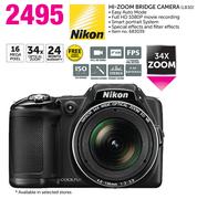 Nikon 3" LCD Hi-Zoom Bridge Camera L830