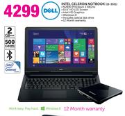 Dell Intel Celeron Notebook 15-3551