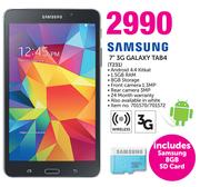 Samsung 7" 3G Galaxy Tab 4 T231