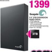 Seagate 3.5" 3TB Expansion Hard Drive