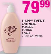 Happy Event Antenatal Massage Lotion-200ml