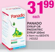 Panado Syrup Or Paediatric Syrup-100ml