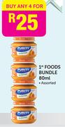 Purity 1st Foods Bundle Assorted-4x80ml