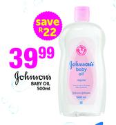 Johnson's Baby Oil-500ml