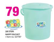 Baby Care 18L Steri Nappy Bucket