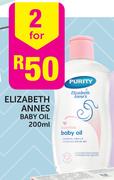 Elizabeth Annes Baby Oil-2x200ml