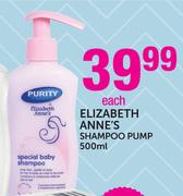 Elizabeth Anne's Shampoo Pump-500ml Each