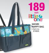 Little One Safari Nappy Bag-Each