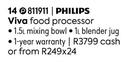 Philips Viva Food Processor 811911