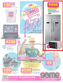Game : Festival Of Super Savings (9 Sep - 15 Sep 2015), page 1