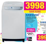 Samsung 13kg Grey Top Load Washing Machine WA13F5UWY FA