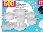 Tissolli Saphire 12-Piece Stainless Steel Cookware Set