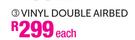Out & About Vinyl Double Airbed-Each