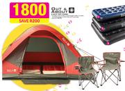 Out & About 8 Piece Tent Combo