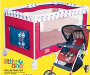 Little One Circles Camp Cot-Each