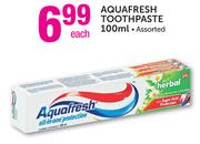 Aquafresh Toothpaste Assorted-100ml Each