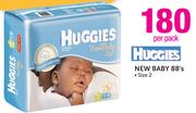 Huggies Size 2 New Baby-88's Per Pack