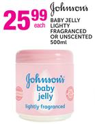 Johnson's Baby Jelly Light Fragranced Or Unscented-500ml