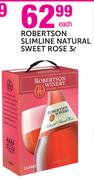 Robertson Slimline Natural Sweet Rose-3L Each