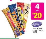 Cadbury Assorted Chocolate Bars-Any 4 Nos
