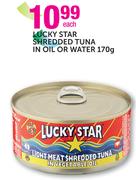Lucky Star Shredded Tuna In Oil Or Water-170g