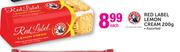 Red Label Lemon Cream Assorted-200g
