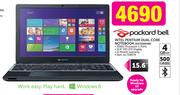 Packard Bell 15.6" Intel Pentium Dual Core Notebook ENTE69HW