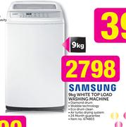 Samsung 9kg White Top Load Washing Machine