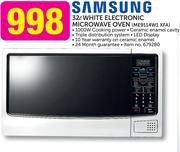 Samsung 32Ltr White Electronic Microwave Oven ME9114W1 XFA