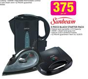 Sunbeam 3 Piece Black Starter Pack-Per Set