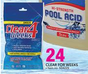 Clear For Weeks