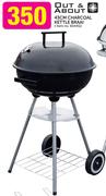 Out & About 43Cm Charcoal Kettle Braai