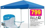 Out & About 3x3m Gazebo-Each