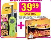 BIC Mega Lighter+ Firelighters