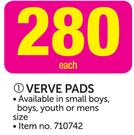 Kookaburra Verve Pads-Each