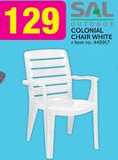 Sal Colonial Chair White