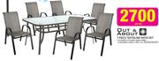 Out & About 7 Piece Textaline Patio Set-Per Set