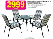 Abby 5 Piece Cushion Dining Set-Per Set