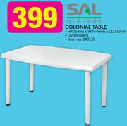 Sal Colonial Table