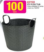 Keter 27L Flexi Tub-Each