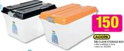 Addis 56L Clear Storage Box-Each
