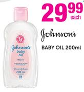 Johnson's Baby Oil-200ml