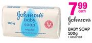 Johnson's Baby Soap Assorted-100g