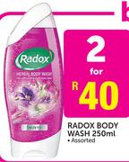 Radox Body Wash Assorted-2x250ml