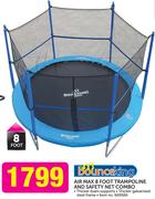 BounceKing Air Max 8 Foot Trampoline And Safety Net Combo