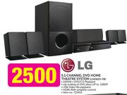 LG 5.1 Channel DVD Home Theatre System LHD625-FB
