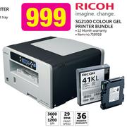 Ricoh SG2100 Colour Gel Printer Bundle
