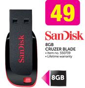 SanDisk 8GB Cruzer Blade