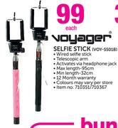 Voyager Selfie Stick VOY-SS01B-Each